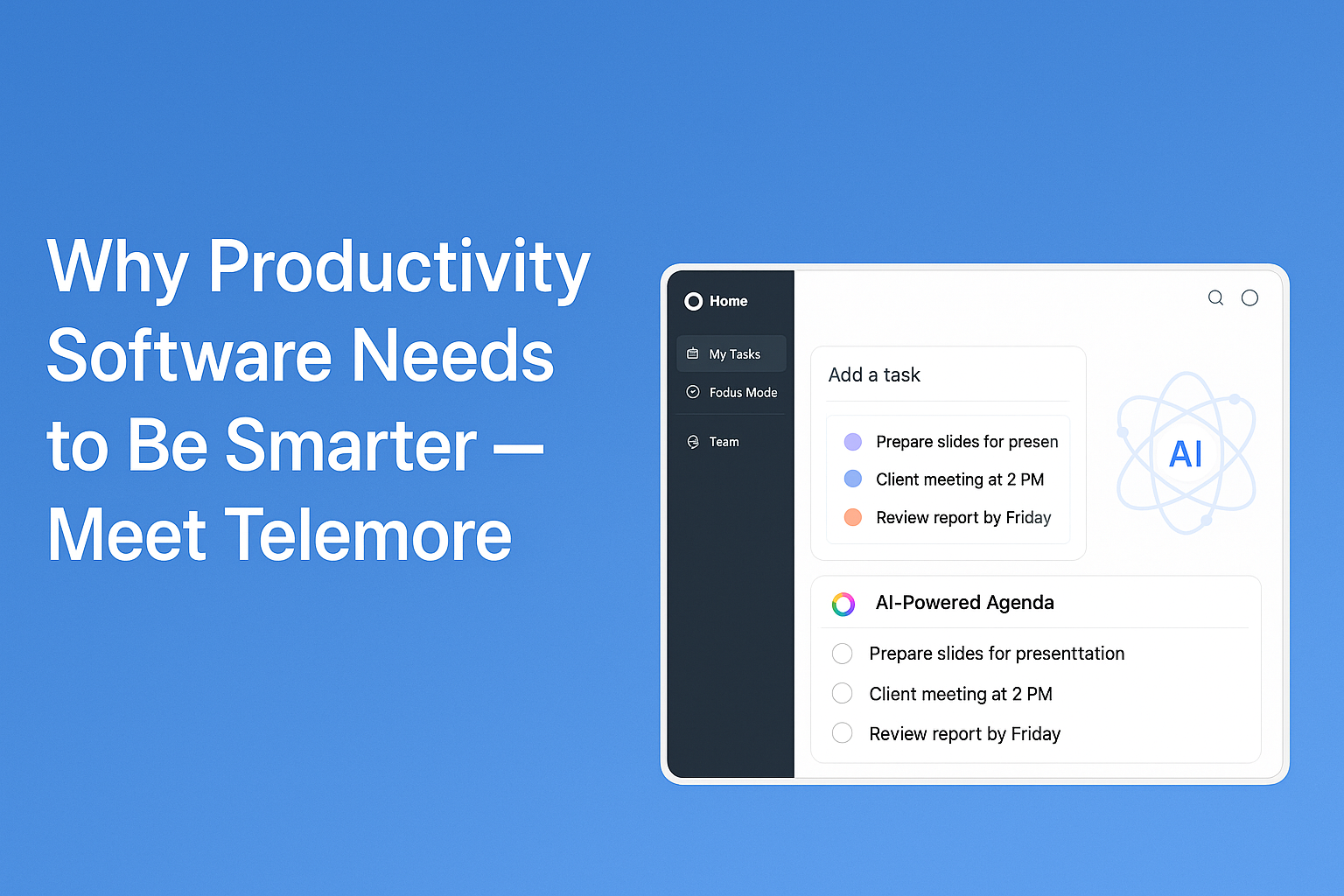 Telemore Smart Productivity Interface